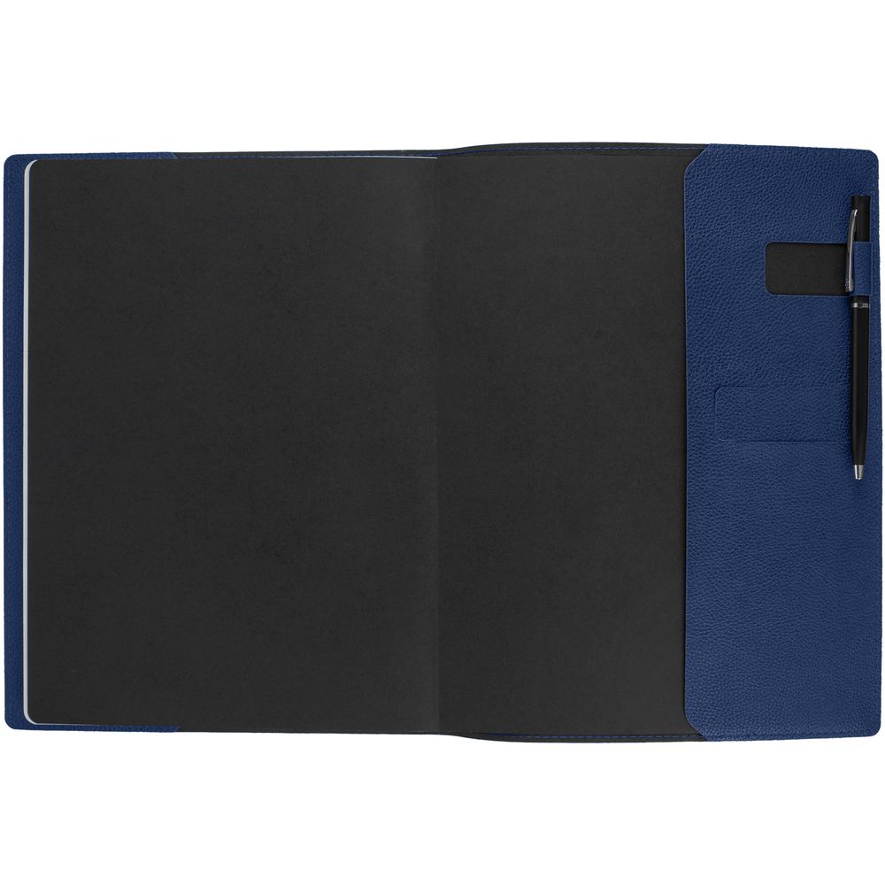 Ежедневник в суперобложке Brave Book, недатированный, синий / Миниатюра WWW (1000)