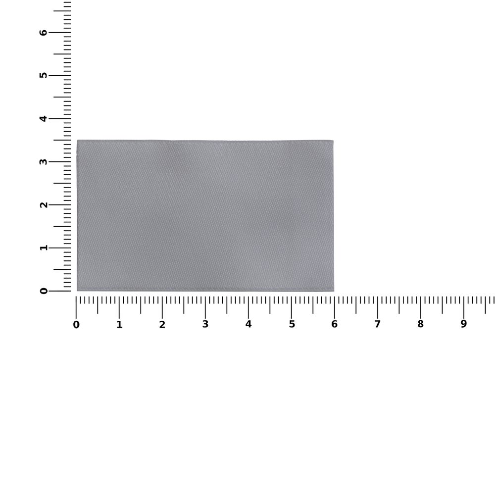 Лейбл тканевый Epsilon, M, серый / Миниатюра WWW (1000)