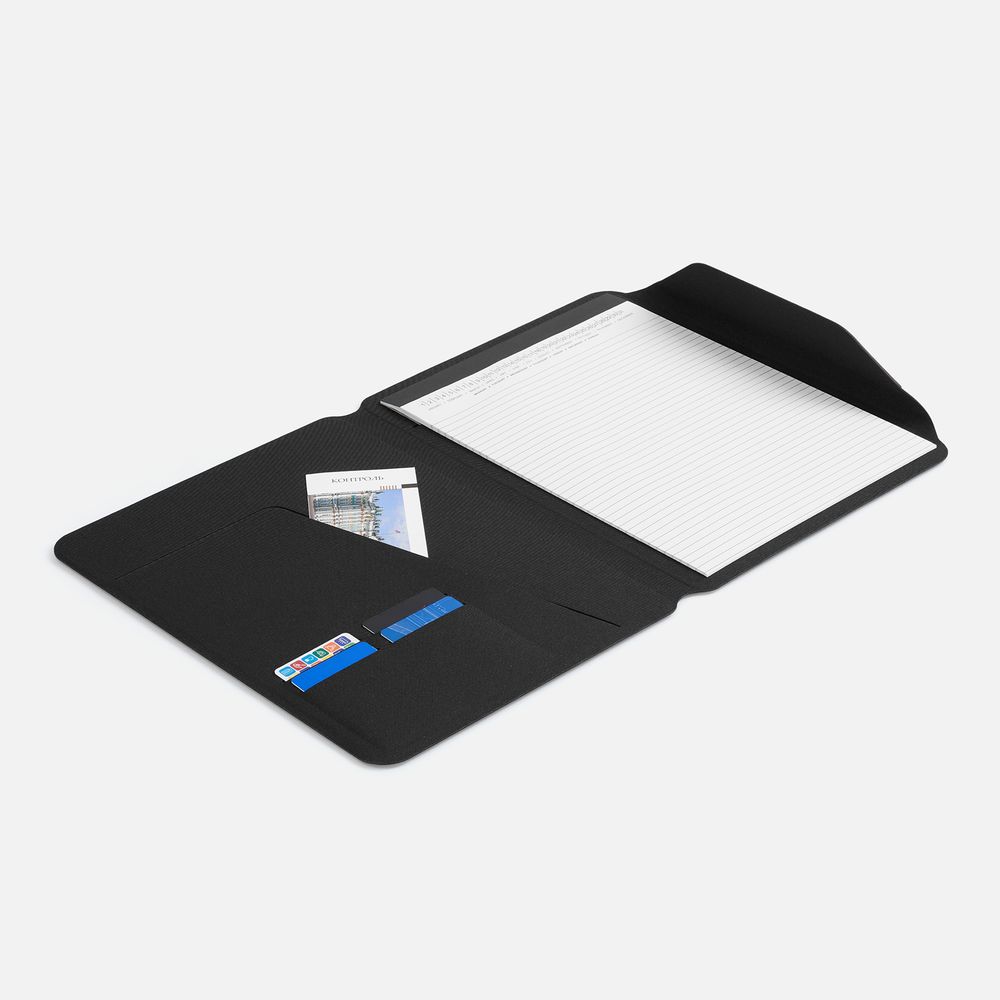 Папка с блокнотом Firmans, черная / Миниатюра WWW (1000)