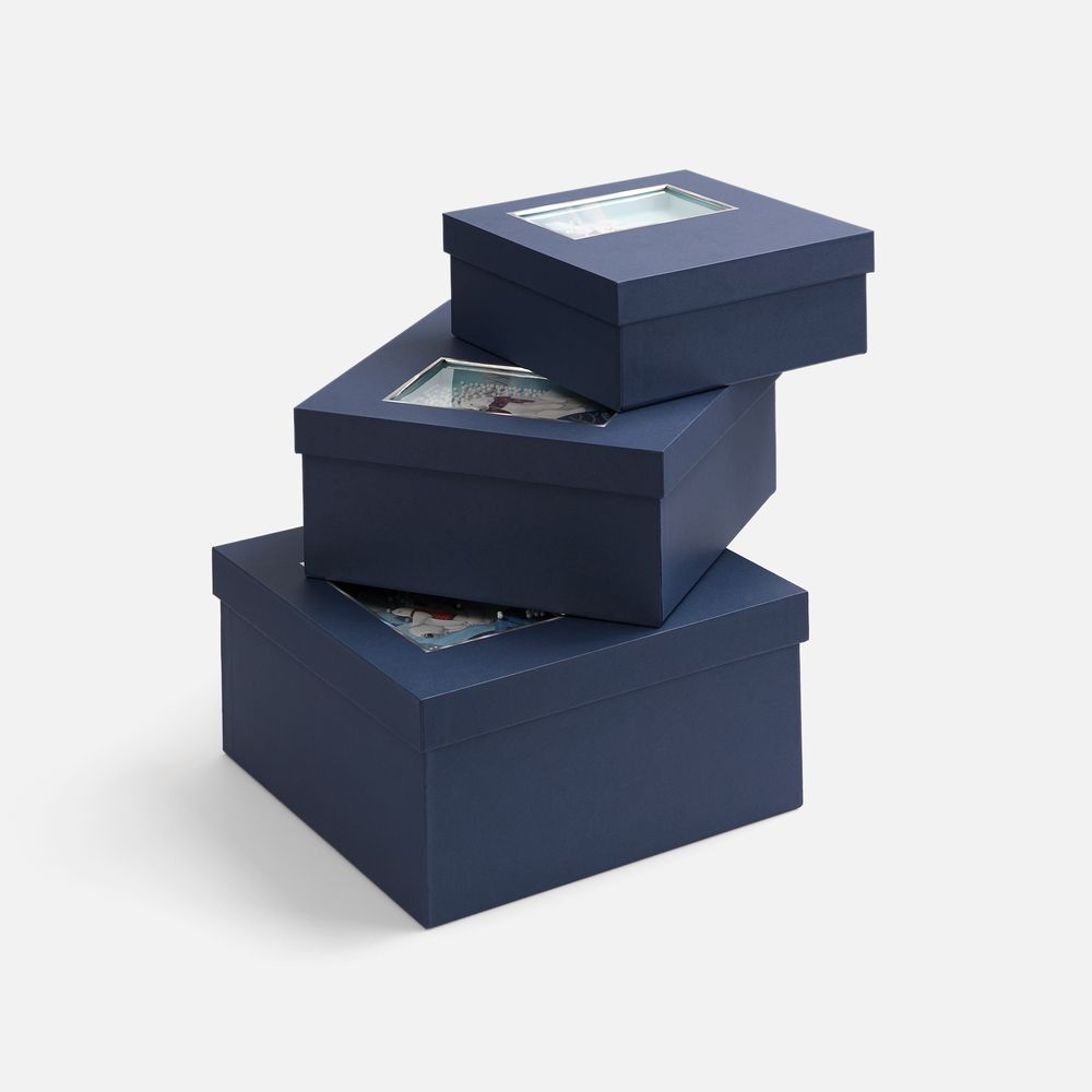 Коробка The Blue Bear, M / Миниатюра WWW (1000)