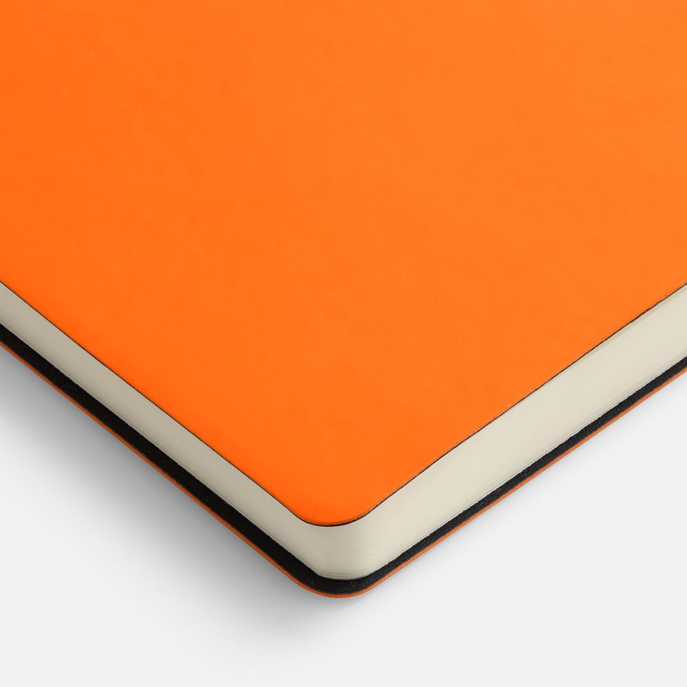 Ежедневник Flex Shall New, недатированный, оранжевый / Миниатюра WWW (1000)