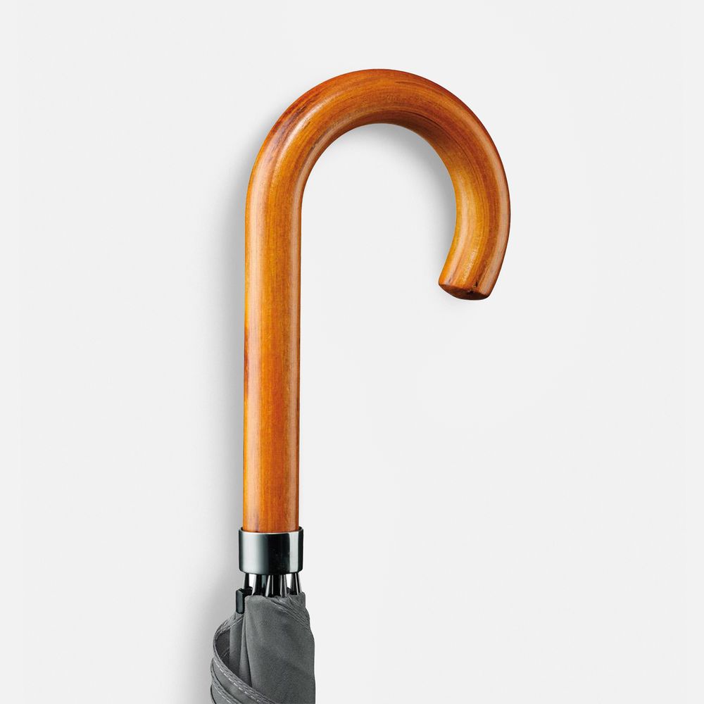 Зонт-трость LockWood ver.2, серый / Миниатюра WWW (1000)