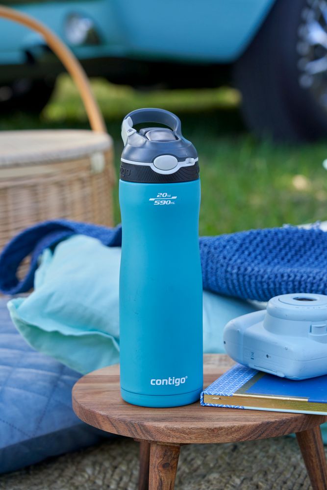 Термобутылка Ashland Chill, вакуумная, бирюзовая (морская волна) / Миниатюра WWW (1000)