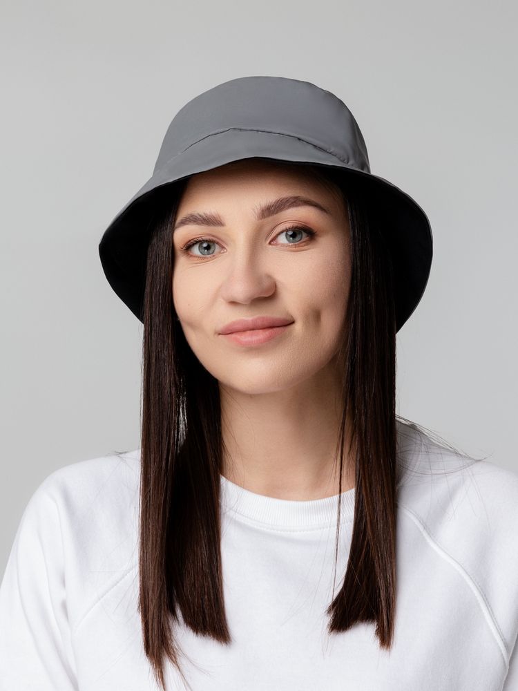 Панама Manifest из светоотражающей ткани, серая / Миниатюра WWW (1000)