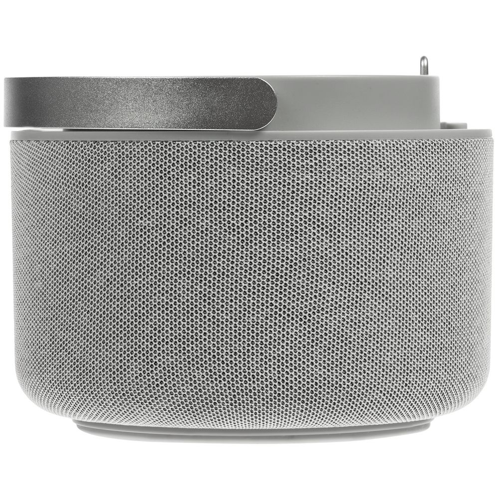 Колонка с часами и беспроводной зарядкой Veske ver.2, серая / Миниатюра WWW (1000)