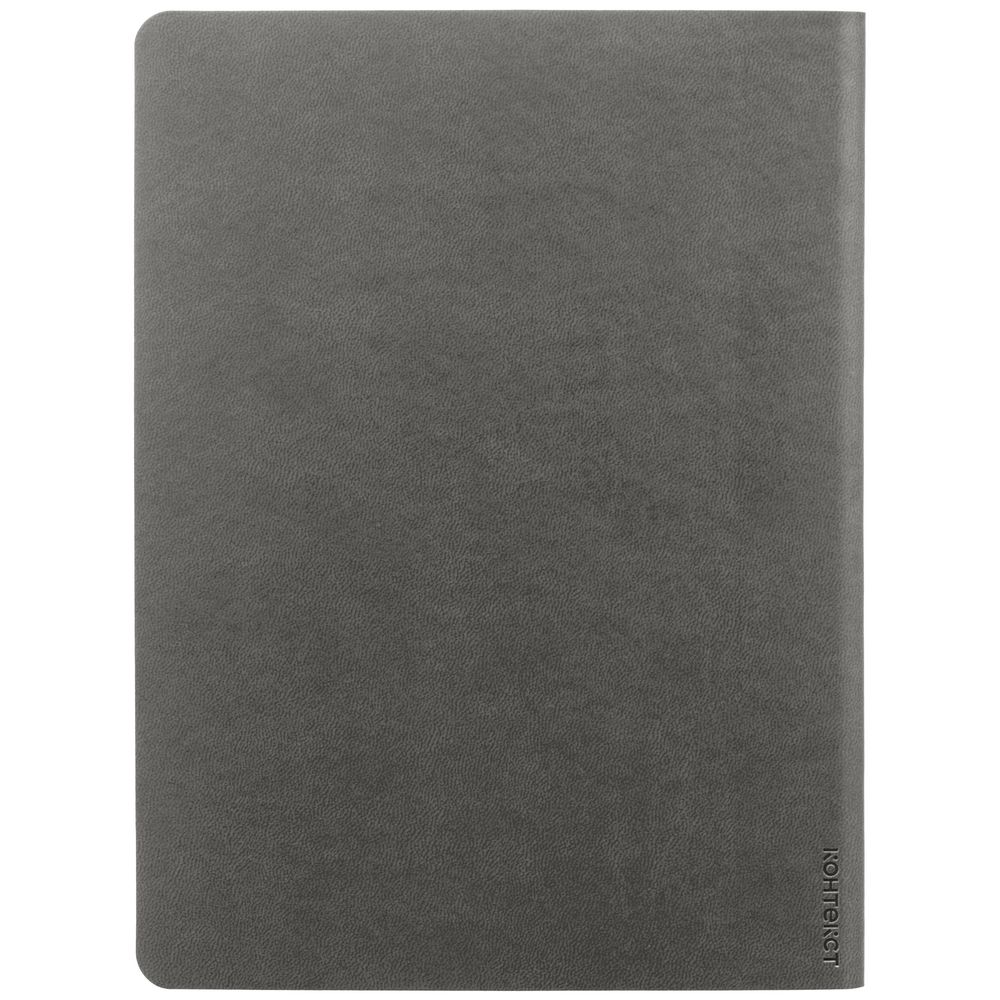 Блокнот Verso в клетку, темно-серый / Миниатюра WWW (1000)