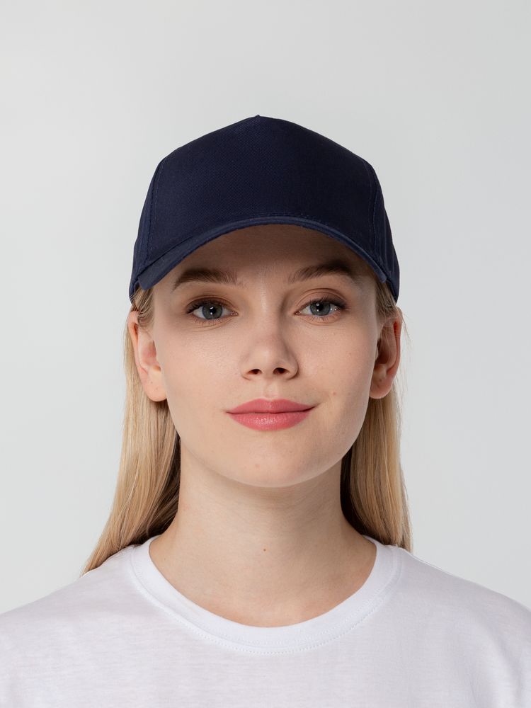 Бейсболка Promo, темно-синяя / Миниатюра WWW (1000)