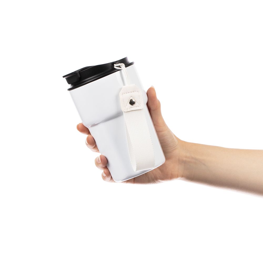 Термостакан Freshbrew, белый / Миниатюра WWW (1000)