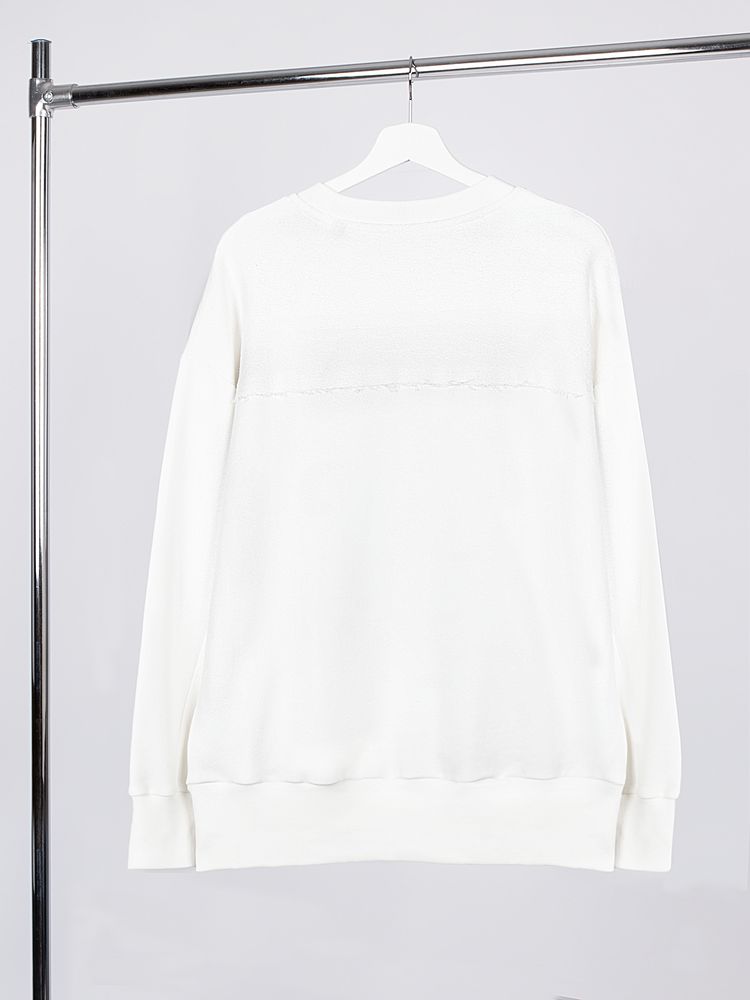 Свитшот оверсайз унисекс Vozduh, молочно-белый / Миниатюра WWW (1000)