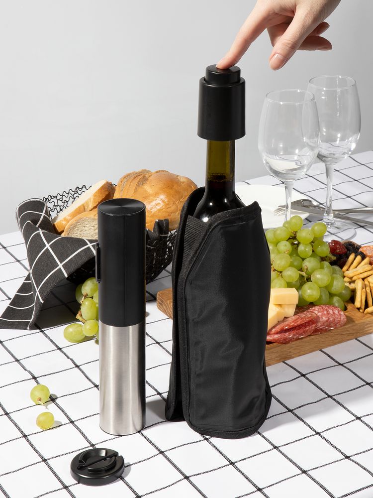 Винный набор Winetura, черный / Миниатюра WWW (1000)