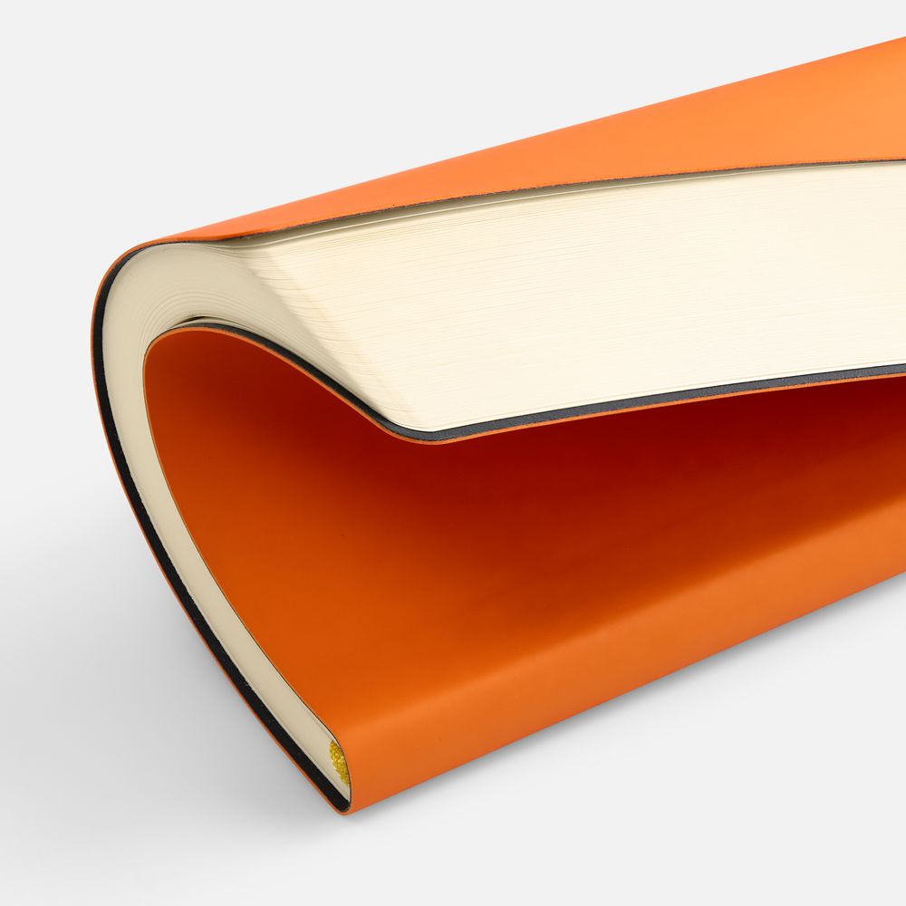 Ежедневник Flex Shall New, недатированный, оранжевый / Миниатюра WWW (1000)