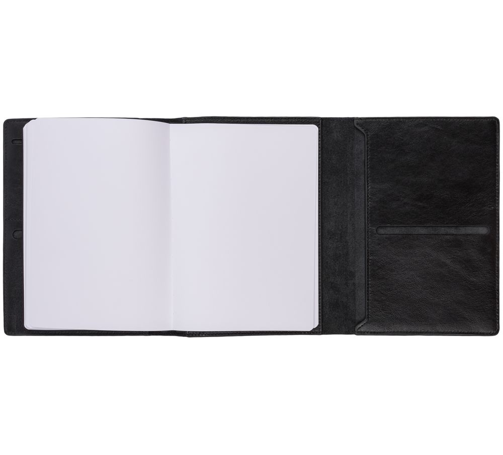 Ежедневник-портфолио Napoli, недатированный, черный / Миниатюра WWW (1000)