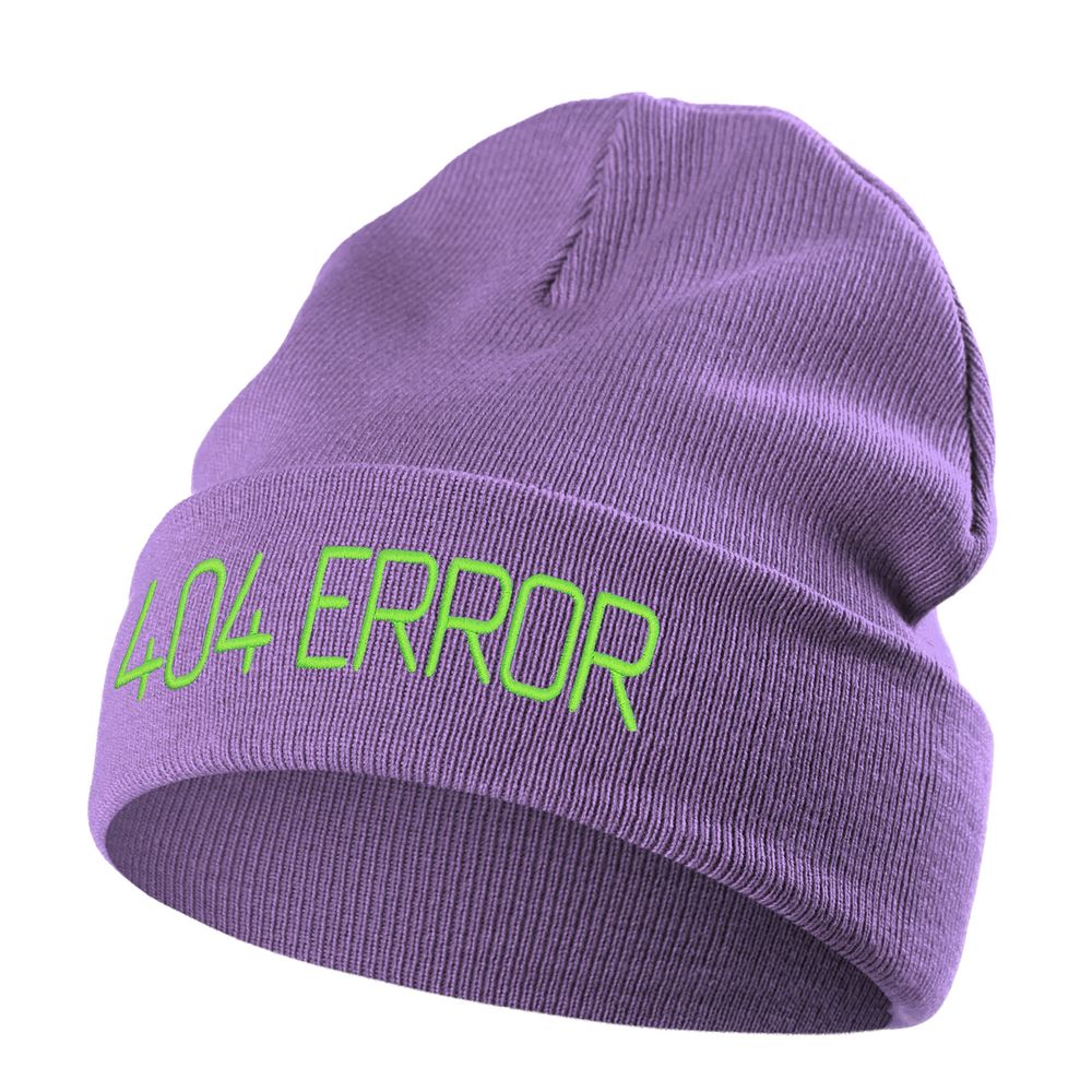 Шапка 404 Error, сиреневая / Миниатюра WWW (1000)