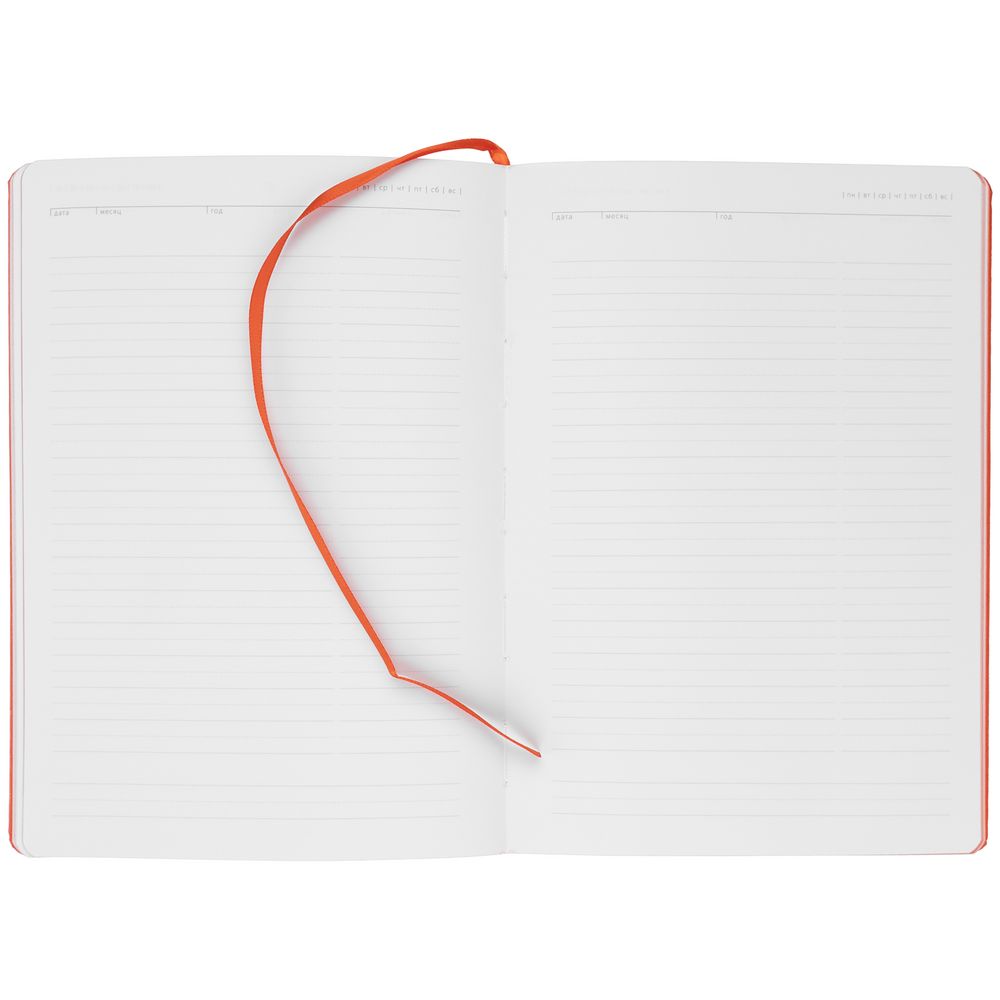 Ежедневник New Latte, недатированный, оранжевый / Миниатюра WWW (1000)