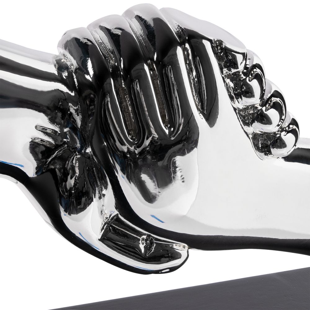 Награда «Рукопожатие», черная, уценка / Миниатюра WWW (1000)