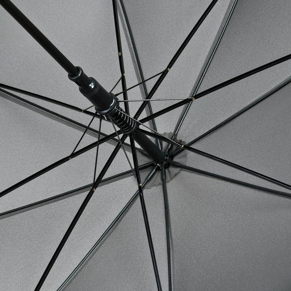 Зонт-трость LockWood ver.2, серый / Миниатюра WWW (1000)