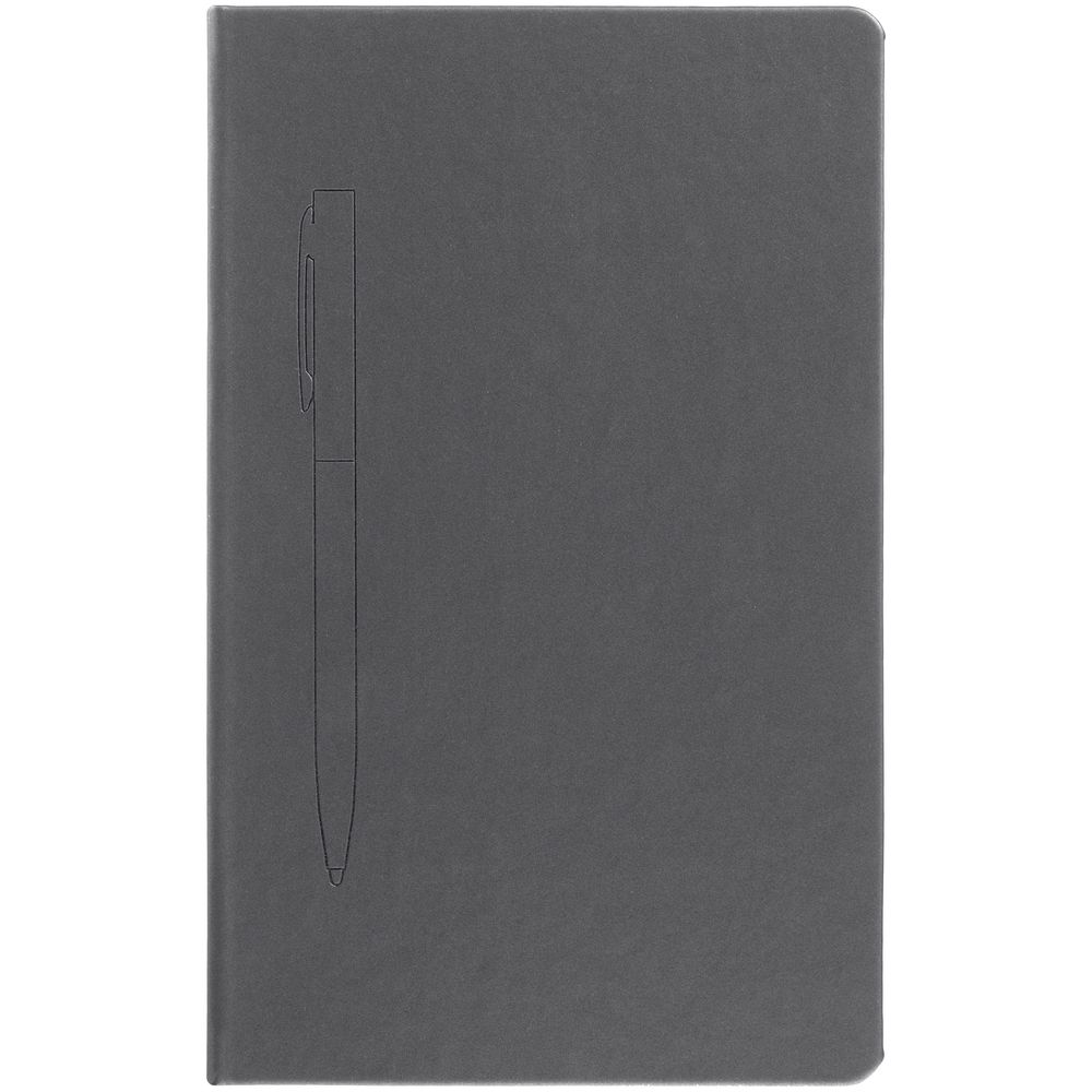 Ежедневник Magnet Shall, недатированный, серый / Миниатюра WWW (1000)