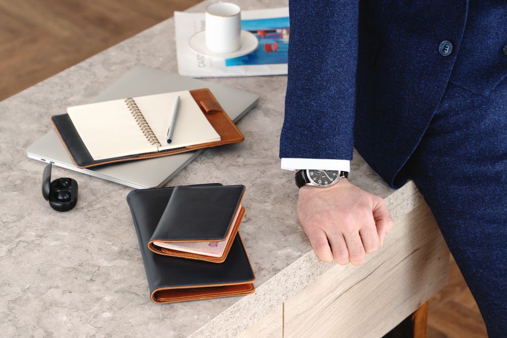 Дорожный органайзер Kalsa Palermo, синий / Миниатюра WWW (1000)