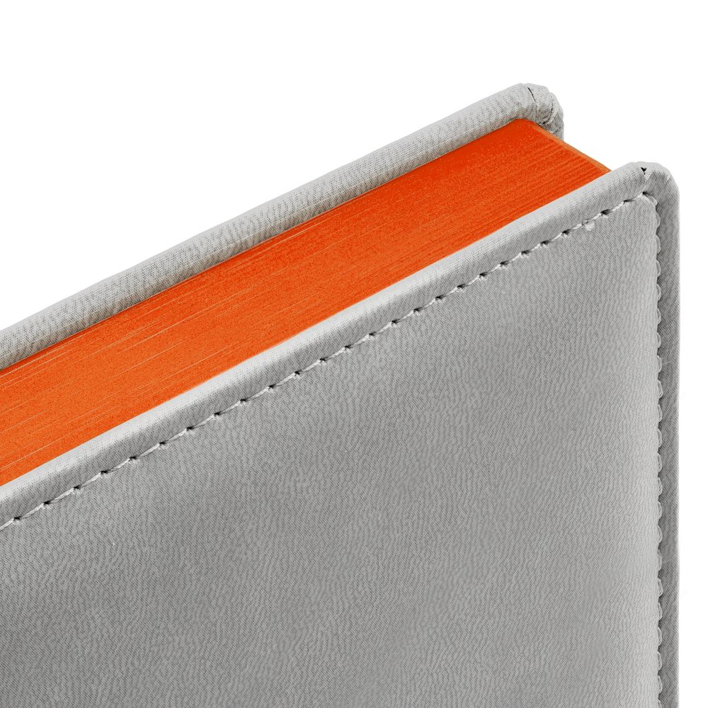 Ежедневник Spain, недатированный, серый с оранжевым / Миниатюра WWW (1000)