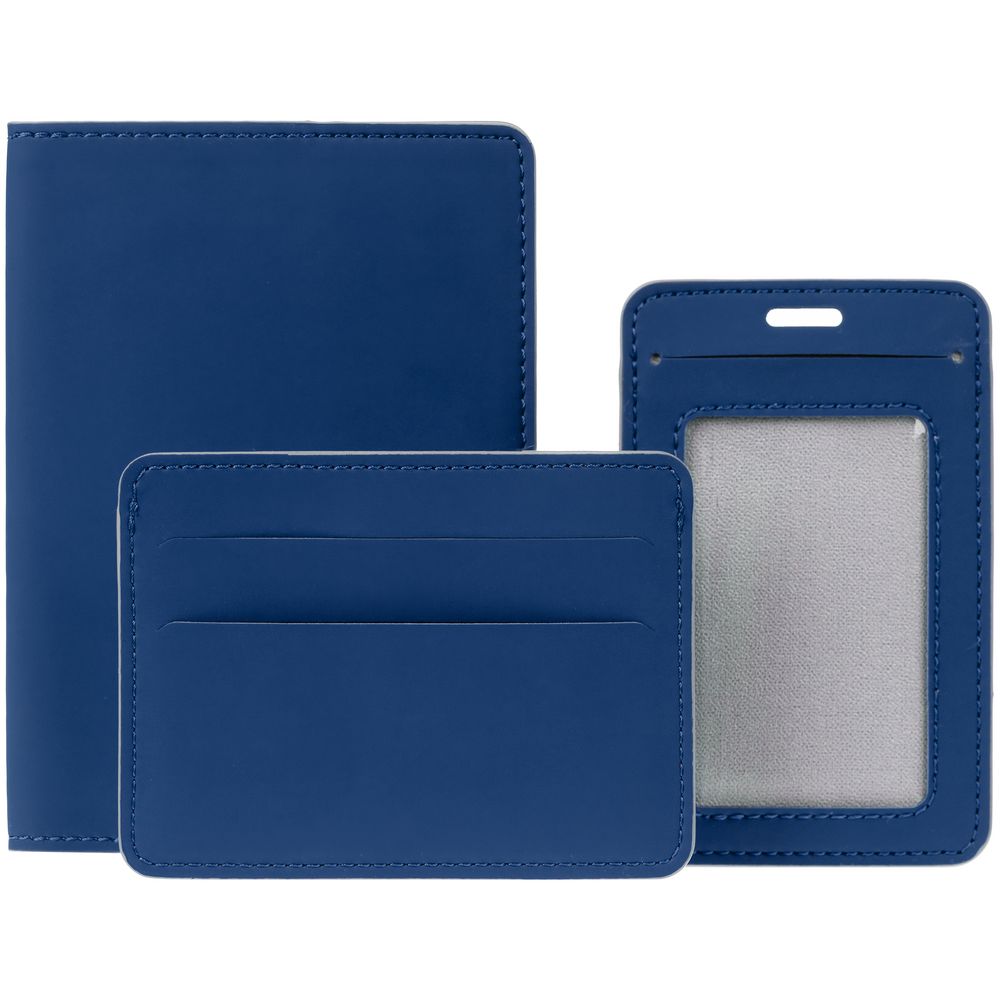 Чехол для пропуска Shall Simple, синий / Миниатюра WWW (1000)