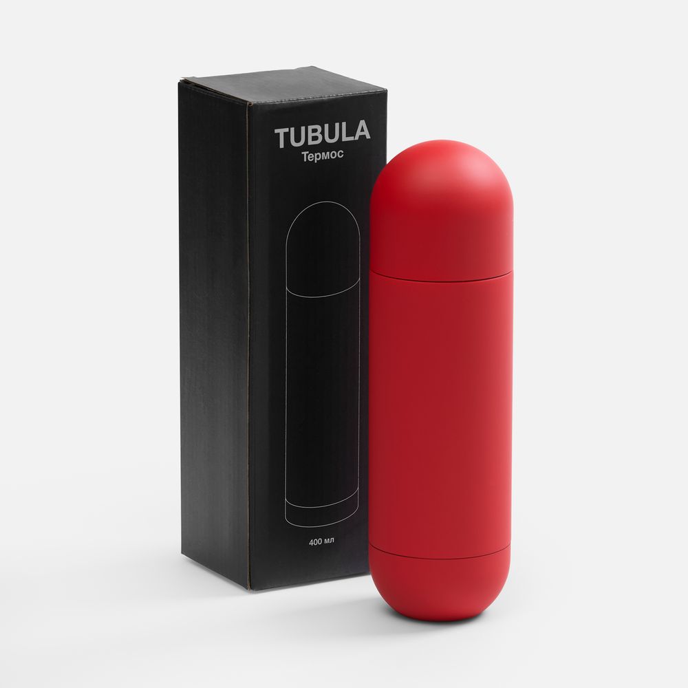 Термос Tubula Soft Touch, красный / Миниатюра (упак) (1000)