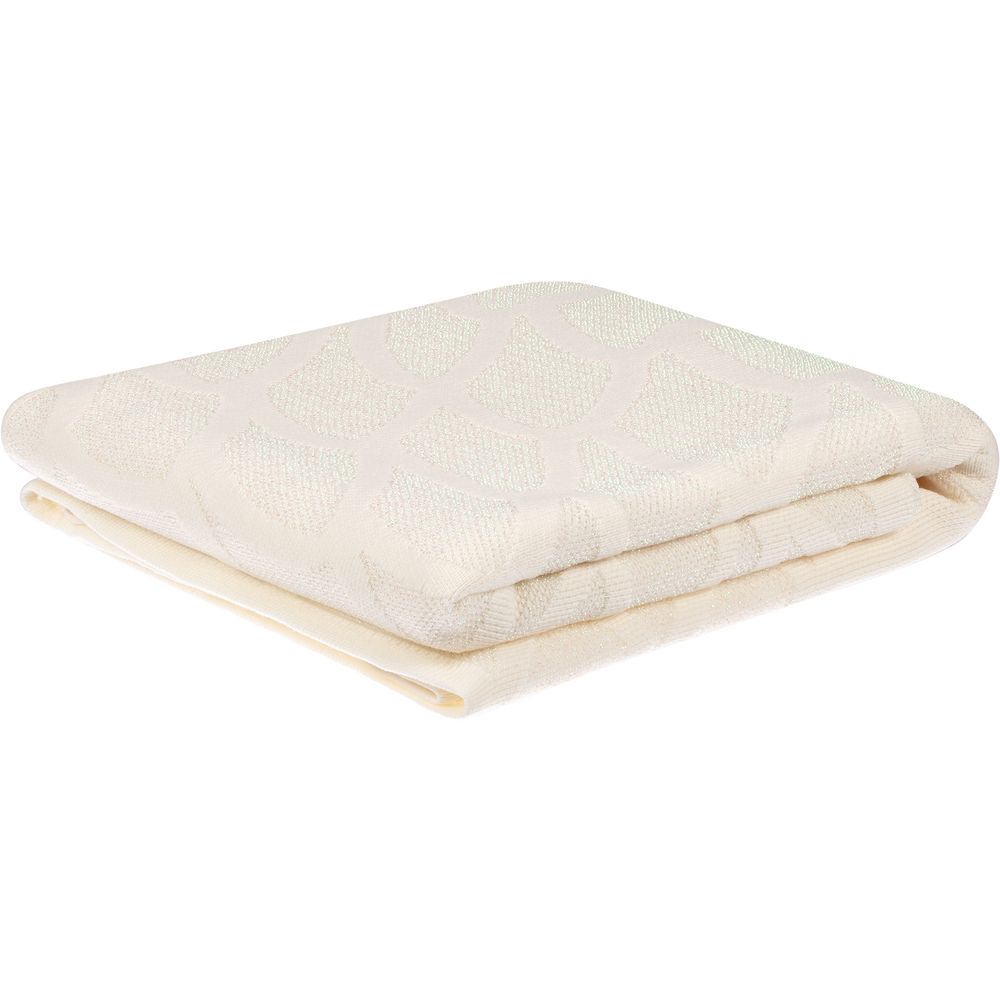 Плед Serpentica, молочный с люрексом / Миниатюра WWW (1000)