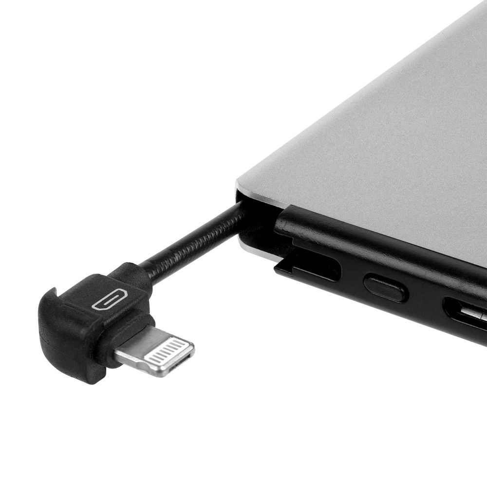 Металлический аккумулятор Double Reel 5000 мАч, серебристый / Миниатюра WWW (1000)