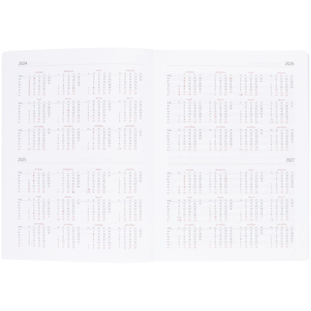 Еженедельник Nebraska, датированный, синий / Миниатюра WWW (1000)