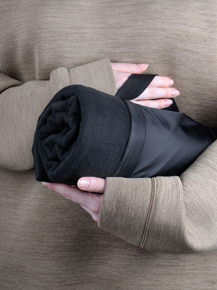 Дорожный плед Voyager, черный / Миниатюра WWW (1000)