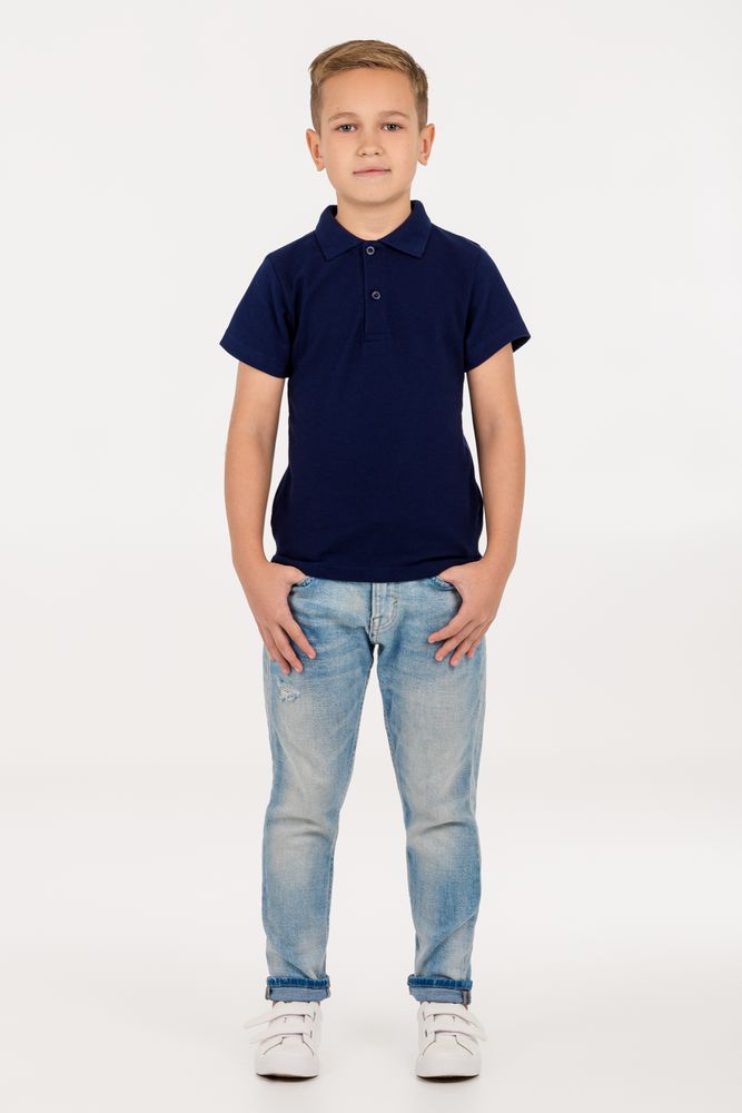 Рубашка поло детская Virma Kids, темно-синяя / Миниатюра WWW (1000)