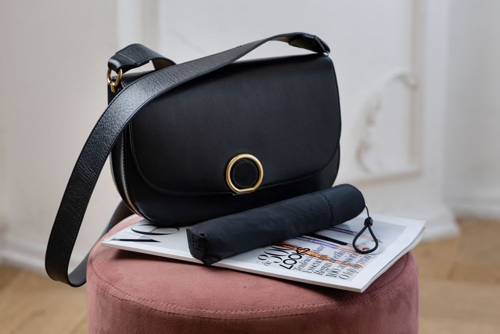 Зонт складной Luft Trek, черный / Миниатюра WWW (1000)