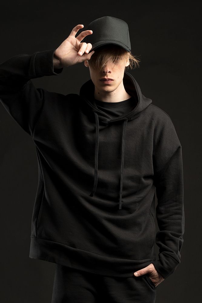 Бейсболка C1, черная / Миниатюра WWW (1000)