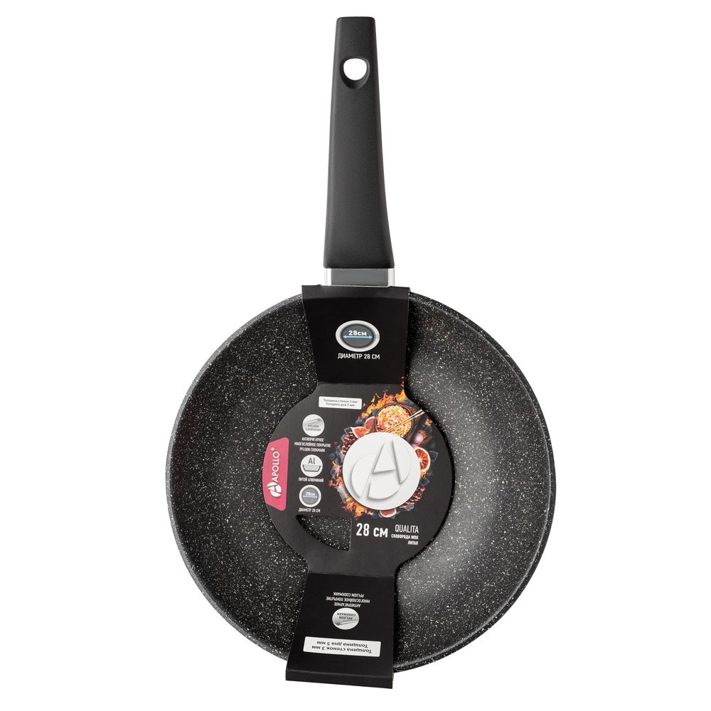 Сковорода литая Qualita, вок / Миниатюра WWW (1000)