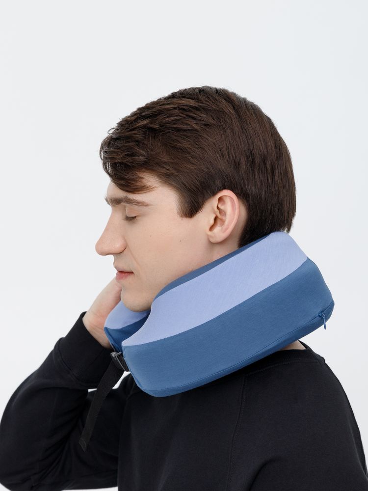 Дорожная подушка Piligrim, голубая / Миниатюра WWW (1000)