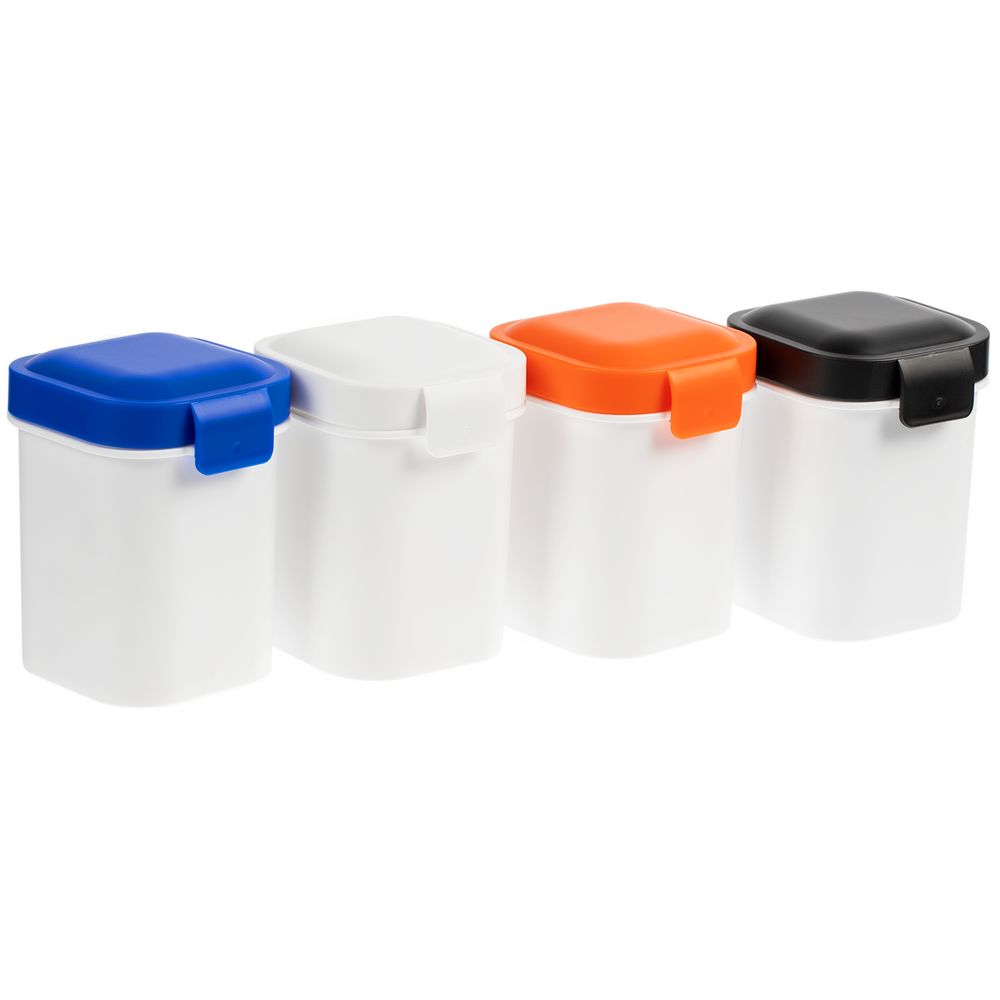 Ланчбокс для снеков Lunch Crunch, белый с оранжевым / Миниатюра WWW (1000)