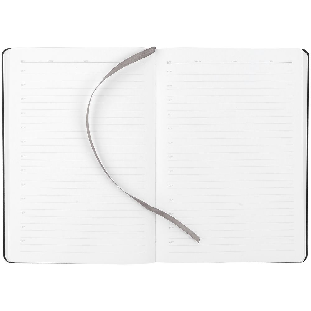 Ежедневник Flex New Brand, недатированный, темно-серый / Миниатюра WWW (1000)