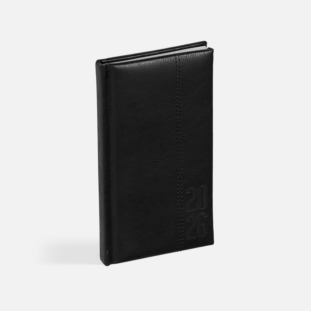 Еженедельник Baza, датированный, черный / Миниатюра WWW (1000)