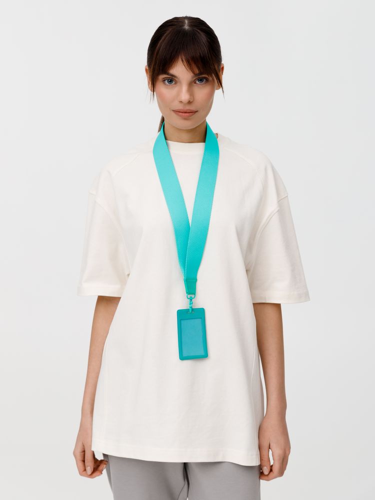 Ланьярд Band, бирюзовый / Миниатюра WWW (1000)