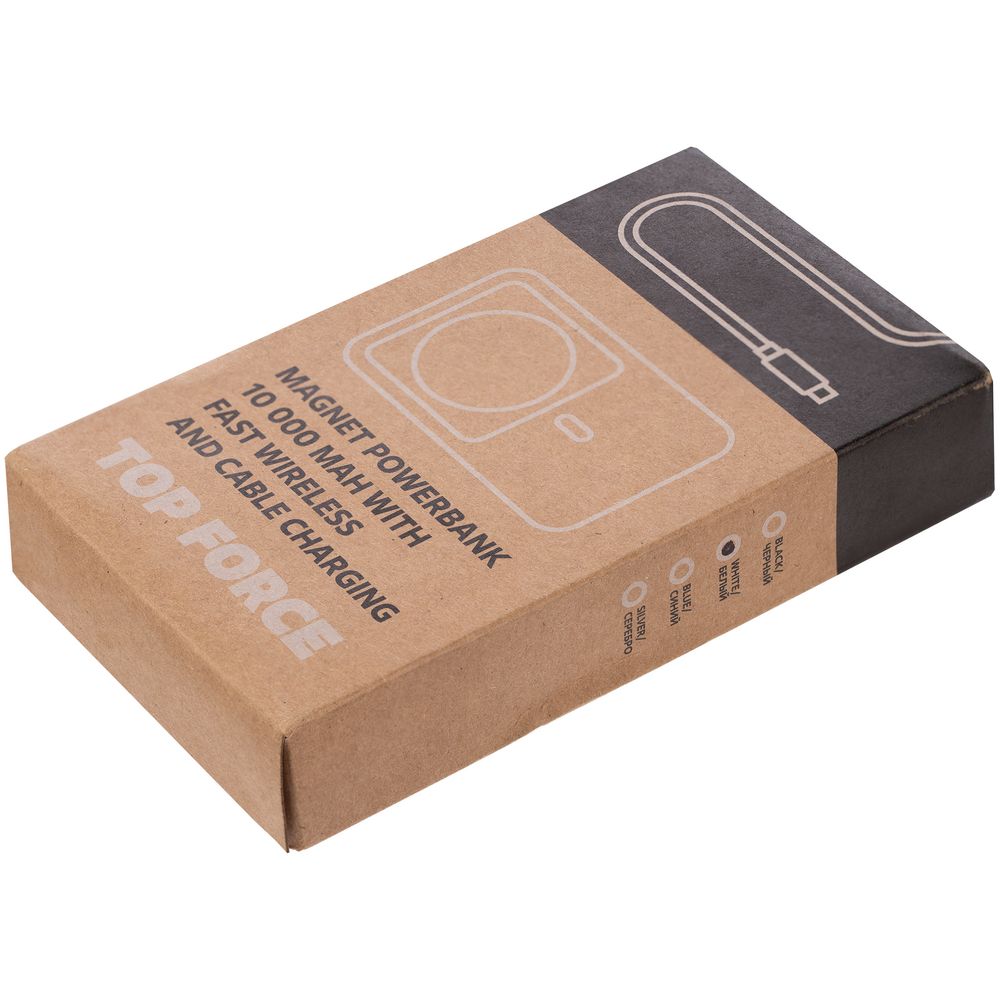 Универсальный магнитный аккумулятор Top Force, 10000 мАч, cиний / Миниатюра WWW (1000)