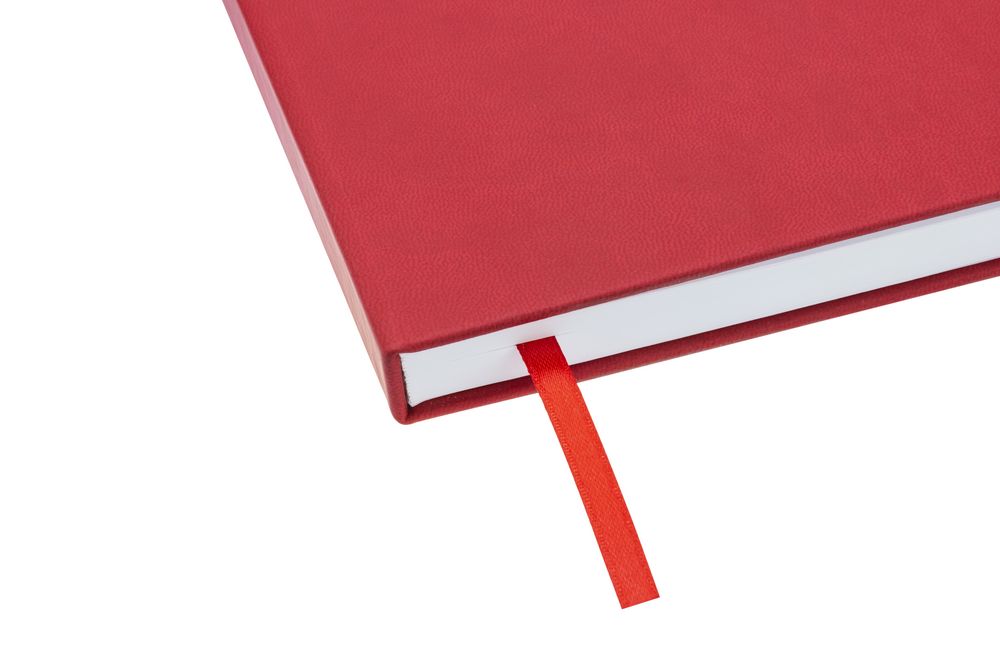 Ежедневник New Brand, недатированный, красный / Миниатюра WWW (1000)