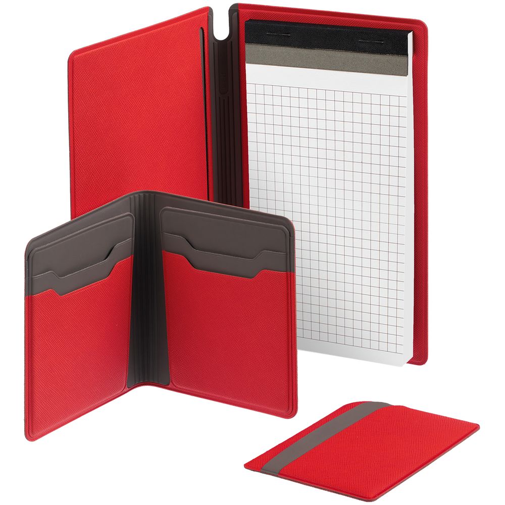 Чехол для карточек Dual, красный / Миниатюра WWW (1000)