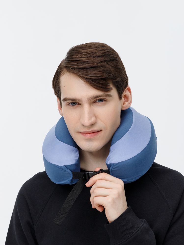 Дорожная подушка Piligrim, голубая / Миниатюра WWW (1000)