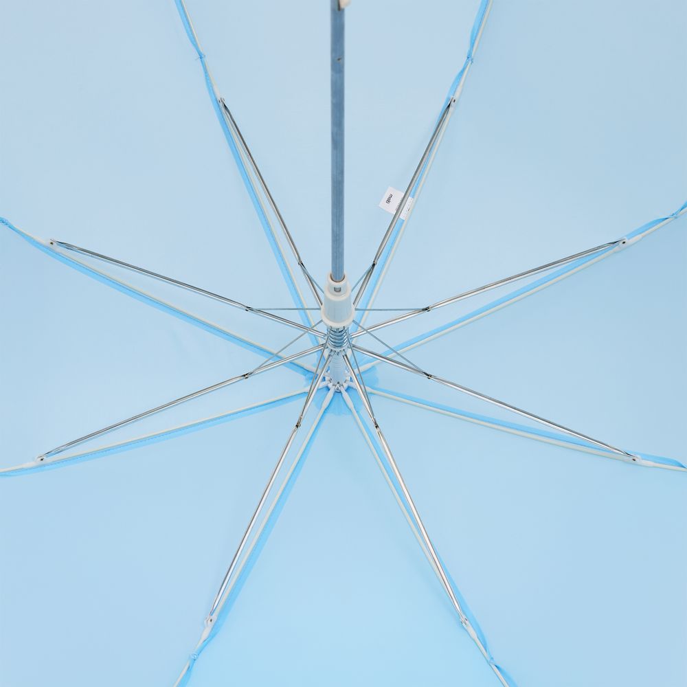 Зонт-трость Promo, голубой / Миниатюра WWW (1000)