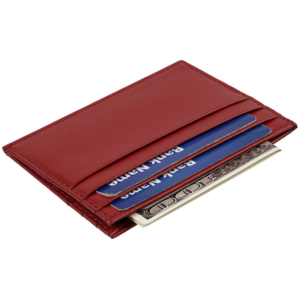 Чехол для карточек Top, красный / Миниатюра WWW (1000)