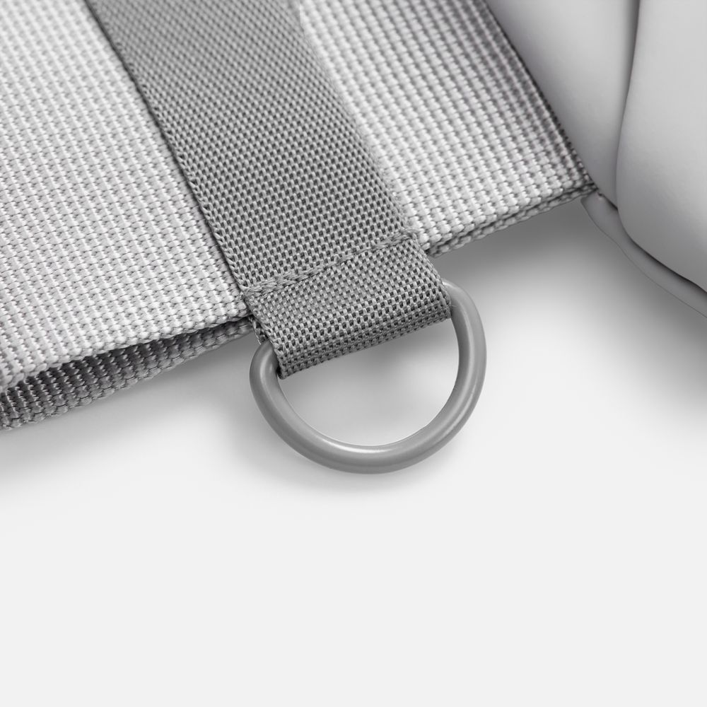 Стропа текстильная Fune 20 S, серая, 10 см / Миниатюра нанесения (1000)