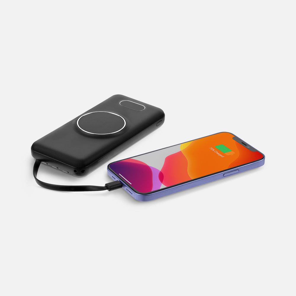 Аккумулятор Omni Qi 10000 мАч, ver.2, черный / Миниатюра WWW (1000)