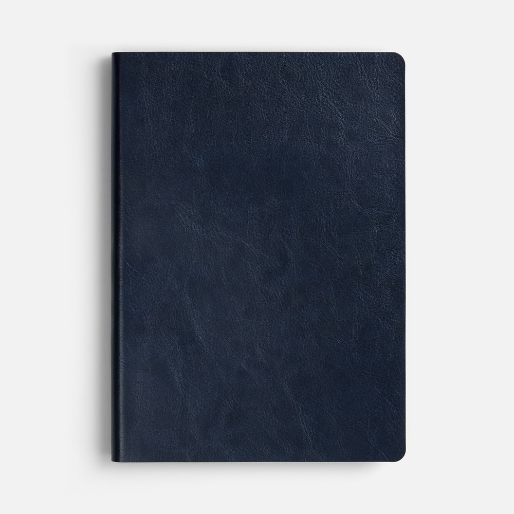 Ежедневник Doppio, недатированный, синий с голубым / Миниатюра WWW (1000)