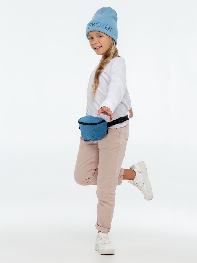 Шапка детская с вышивкой Frozen, голубая / Миниатюра WWW (1000)