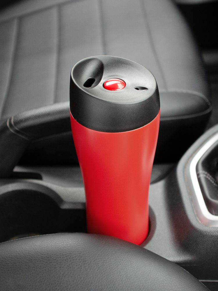 Термостакан Solingen, вакуумный, герметичный, красный / Миниатюра WWW (1000)