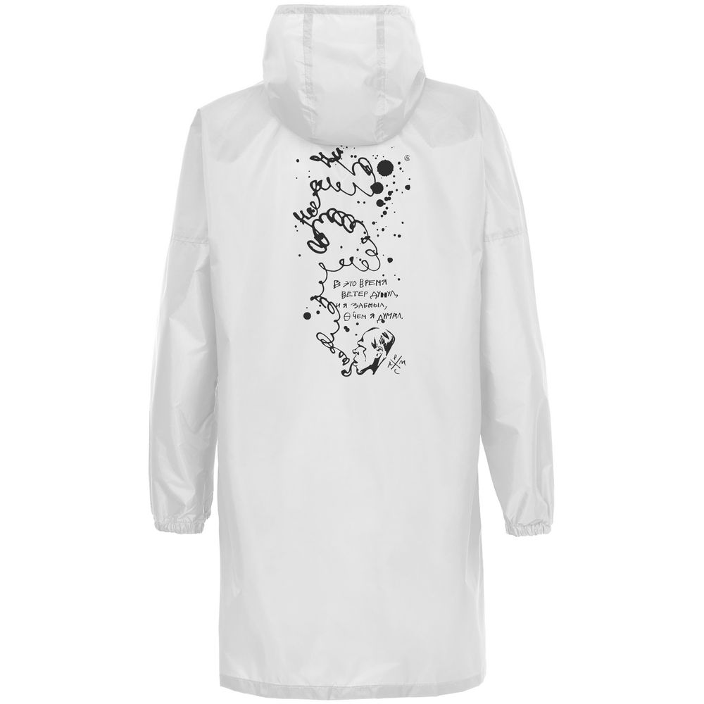 Дождевик «Ветер дунул», белый / Миниатюра WWW (1000)
